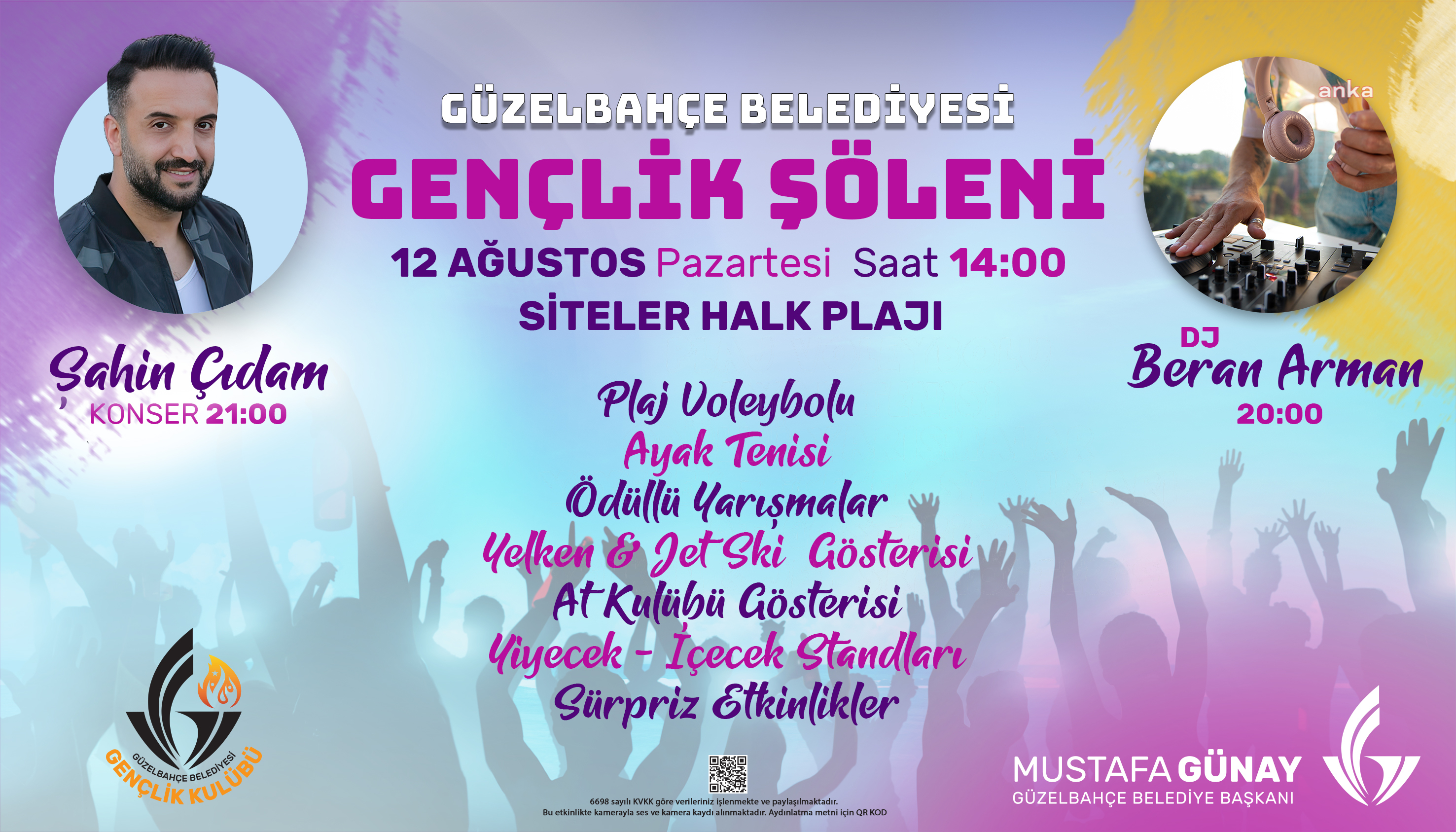 Güzelbahçe Belediyesi Gençlik Şöleni başlıyor