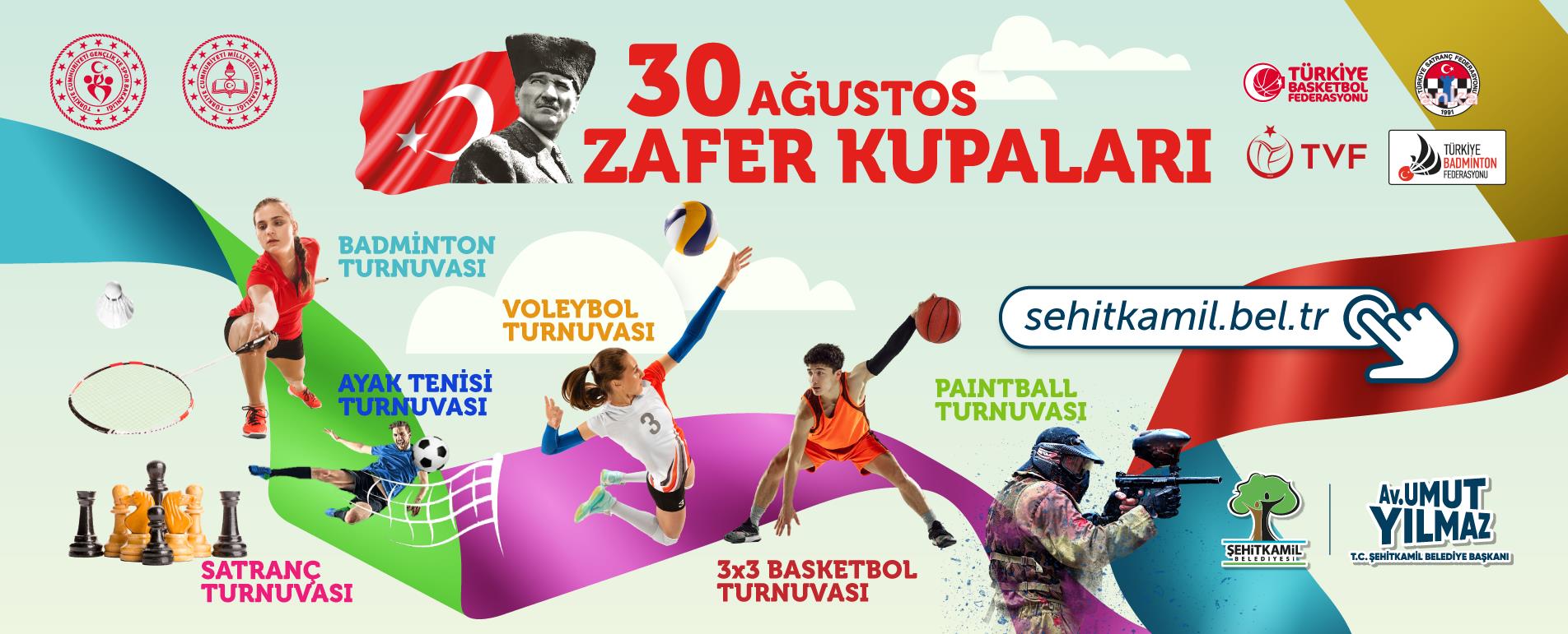 Şehitkamil Belediyesi’nden 30 Ağustos’a özel sportif etkinlikler serisi