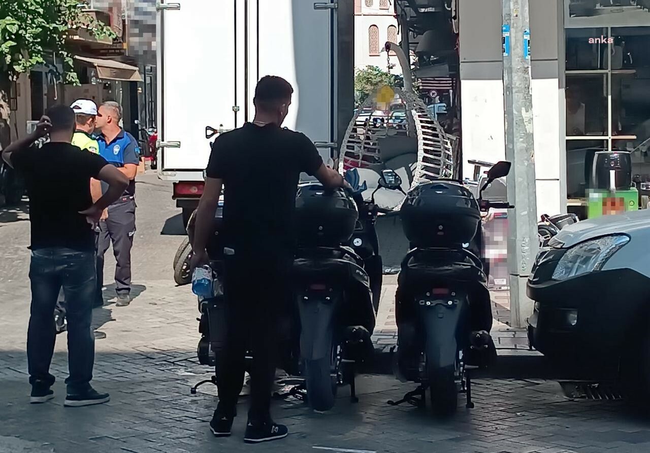 Turgutlu zabıtasından kaldırım işgali denetimi