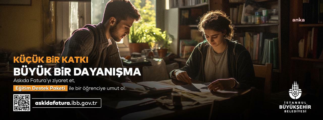 İBB'nin eğitim için ‘Askıda Fatura’ uygulaması devam ediyor