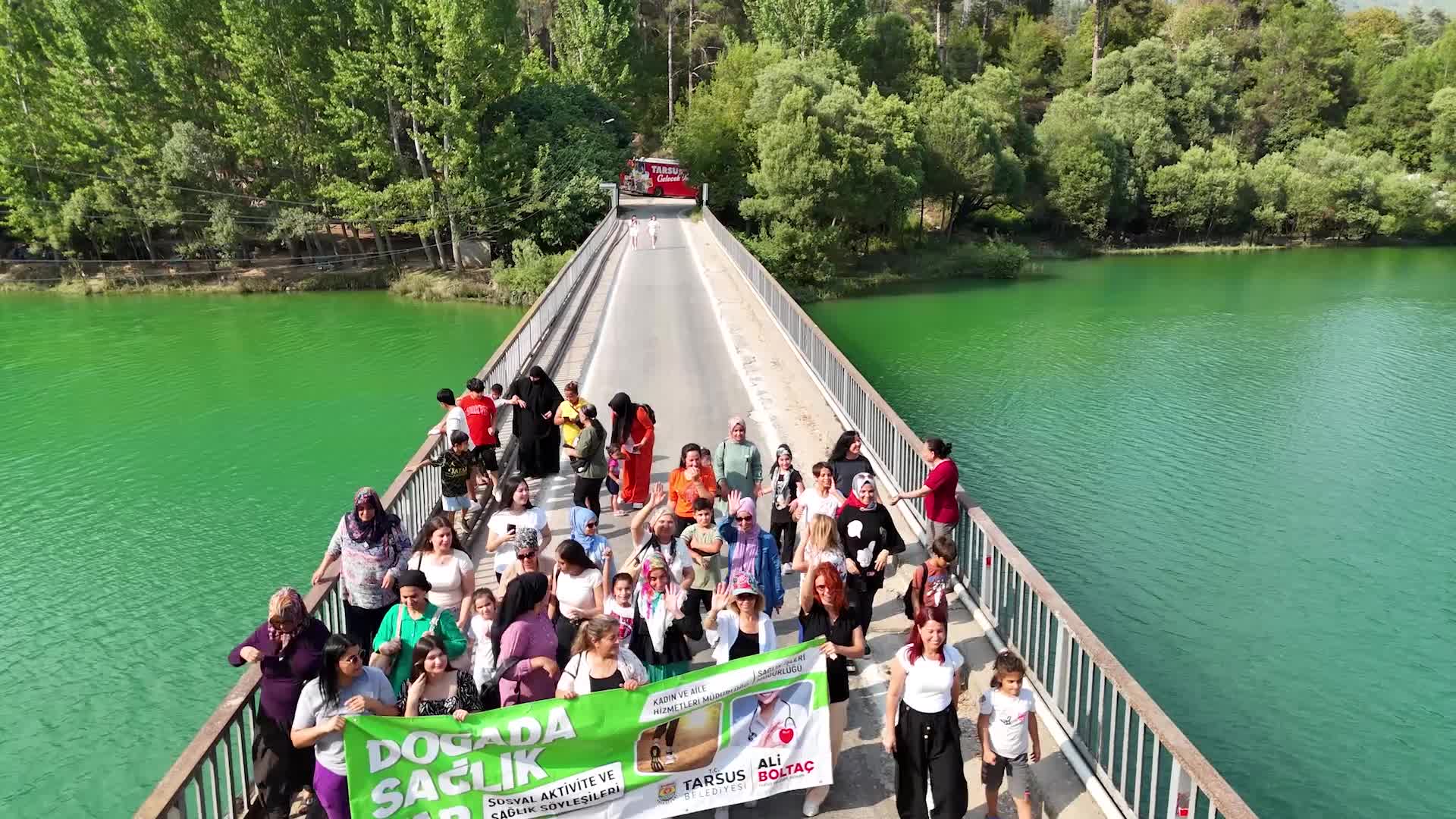 Tarsus'ta kadınlar “Doğada Sağlık Var” projesi ile Karageçit'te buluştu