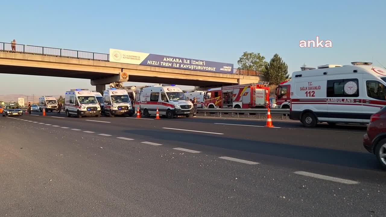 Ankara'da yolcu otobüsü köprüye çarptı... Ankara Valisi Şahin: "9 kişi öldü, 26 kişi yaralandı"