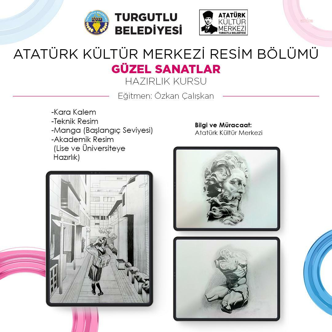 Turgutlu'da Güzel Sanatlara Hazırlık Kursu'na kayıtlar başladı