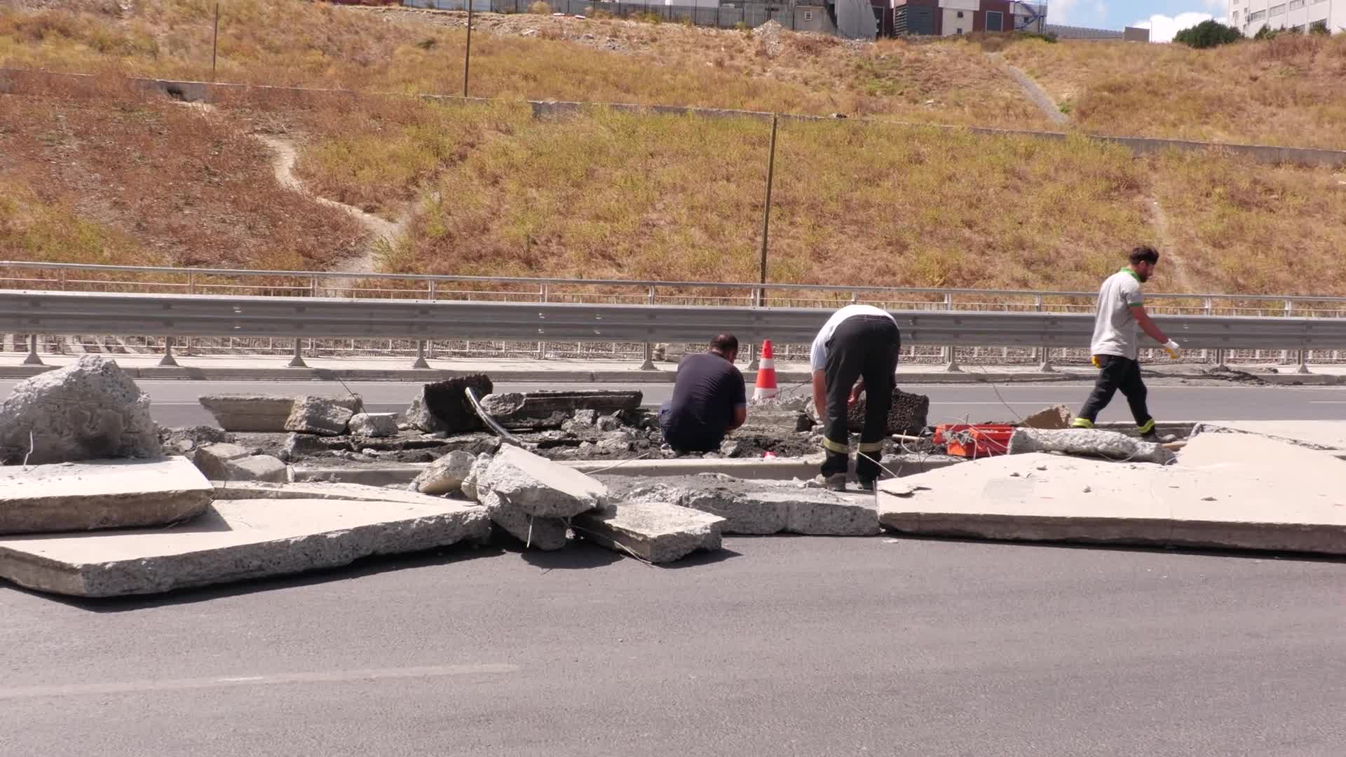 Esenyurt’ta 3 ana arteri bağlayan kavşak güvenli hale getiriliyor