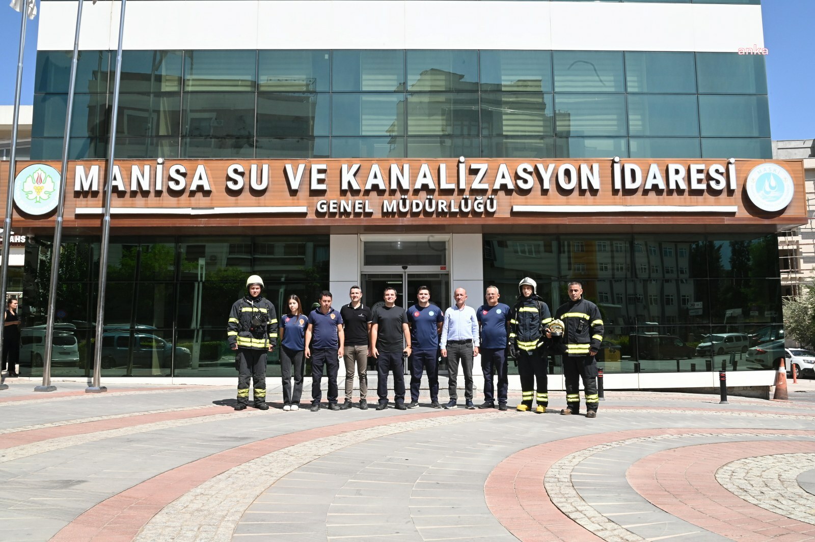 Manisa Su ve Kanalizasyon İdaresi yangın tatbikatı düzenledi