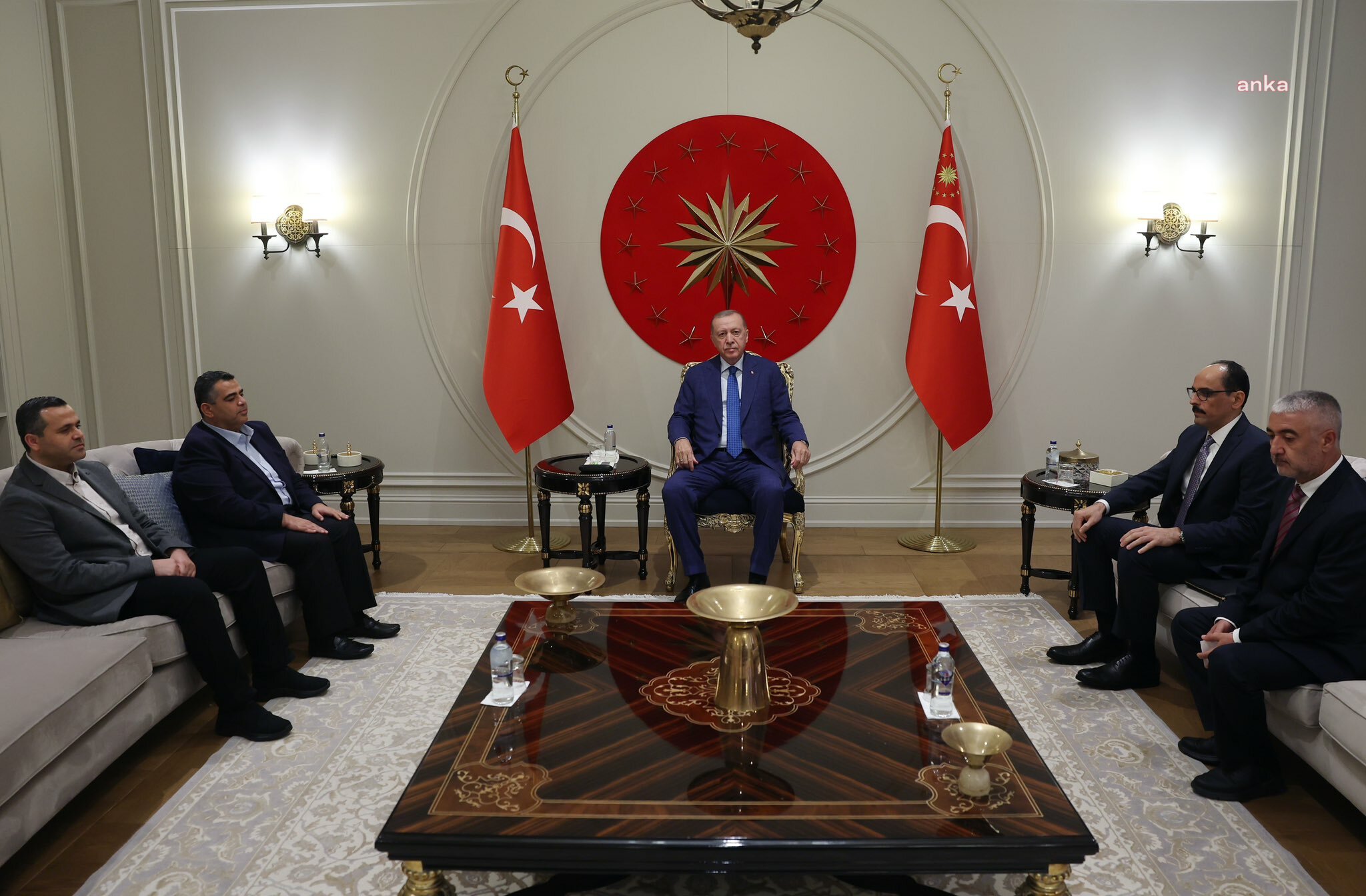 Cumhurbaşkanı Erdoğan, Haniye'nin oğullarını kabul etti