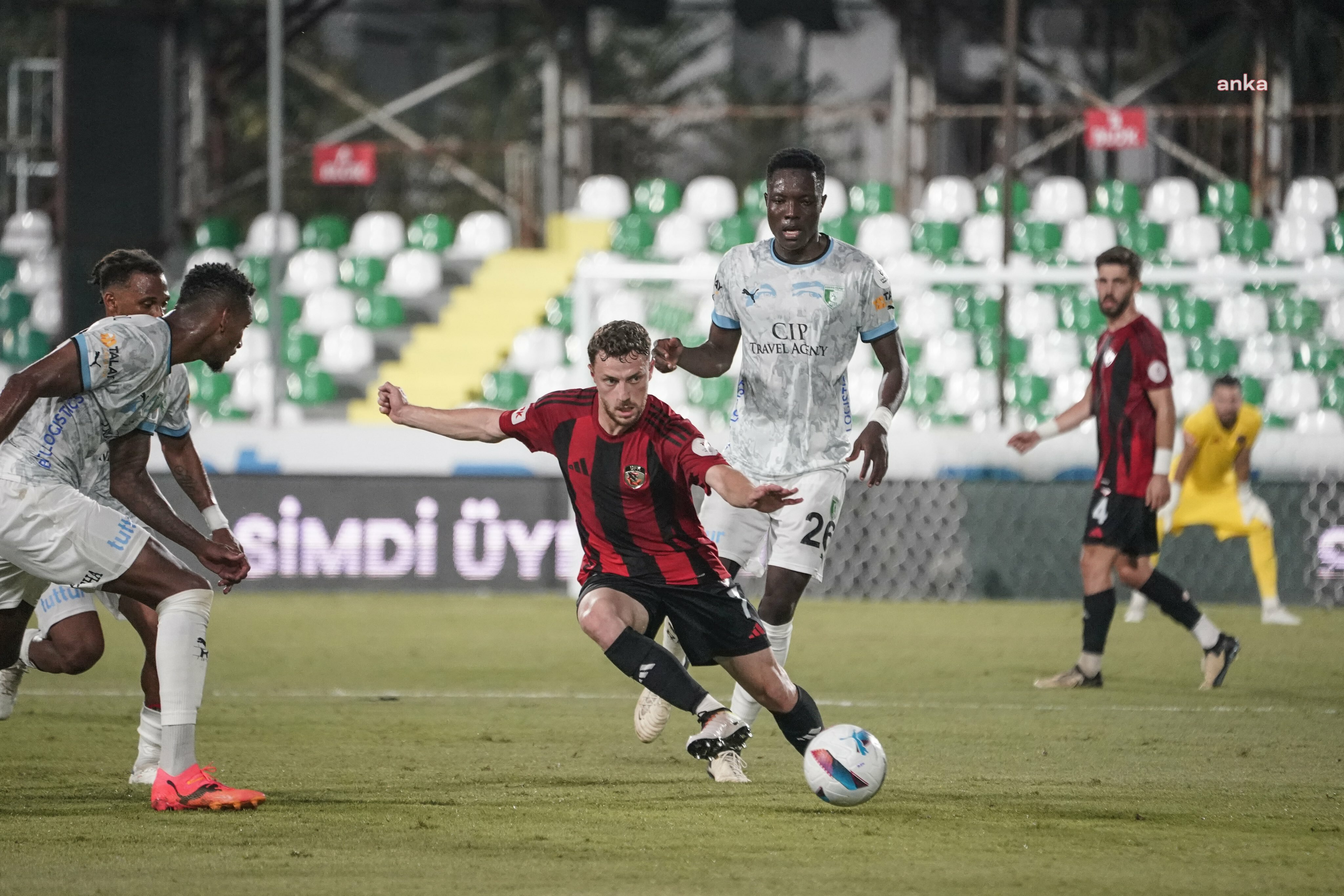 Gaziantepspor, Bodrum deplasmanında son dakikada 3 puanı aldı.
