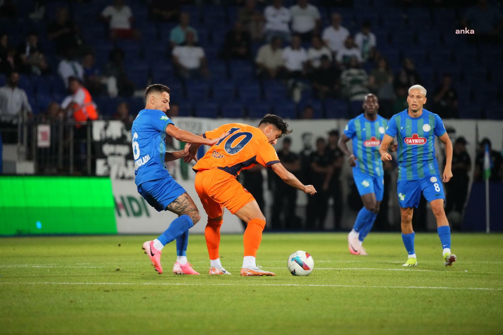 Çaykur Rizespor, sahasında Başakşehir ile berabere kaldı