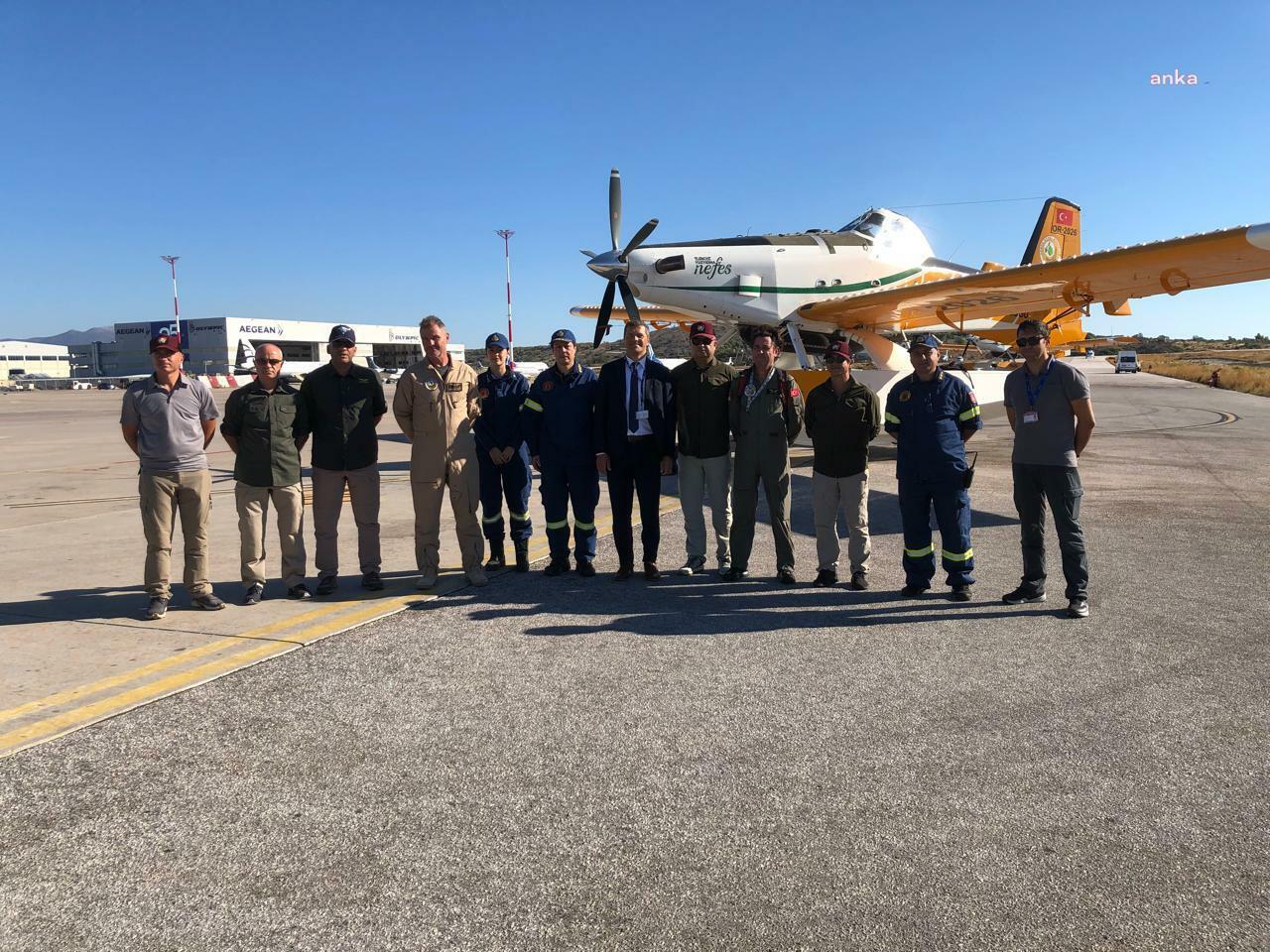 Türkiye, Yunanistan'a yangın söndürme uçak ve helikopterleri gönderdi
