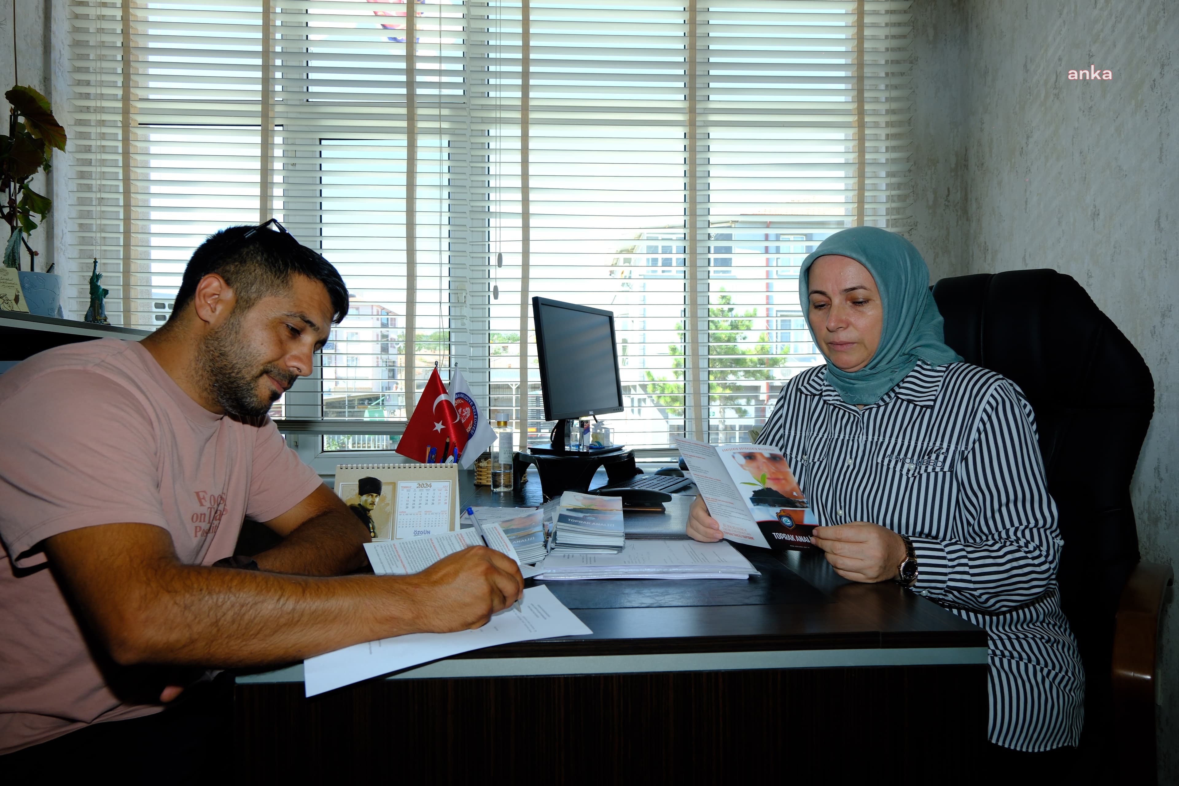 Eskişehir Büyükşehir'den çiftçilere ücretsiz toprak analizi