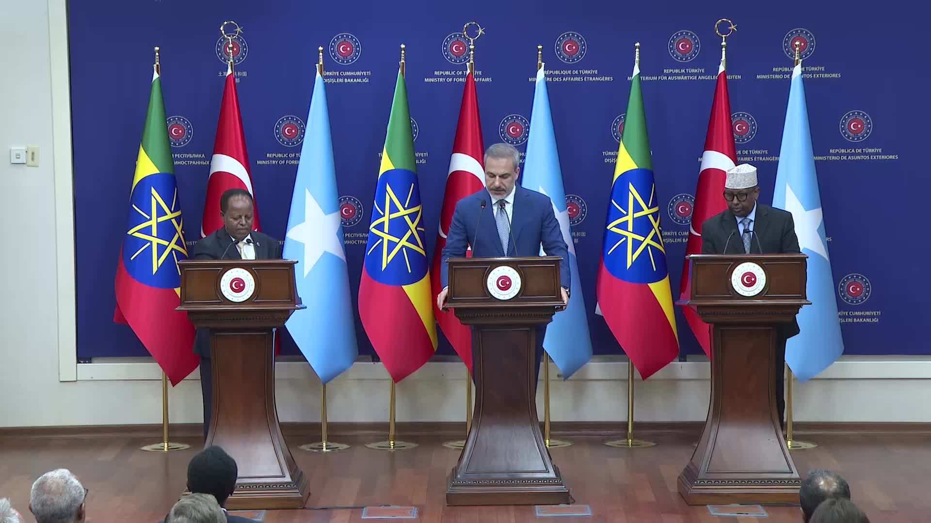 Ankara'daki Etiyopya-Somali görüşmelerinin ikinci turu  tamamlandı... Fidan: Üçüncü tur için 17 Eylül'de bir araya geleceğiz