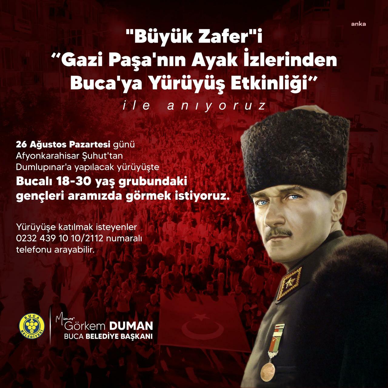 Bucalı gençler, Gazi Paşa’nın ayak izlerini takip edecek
