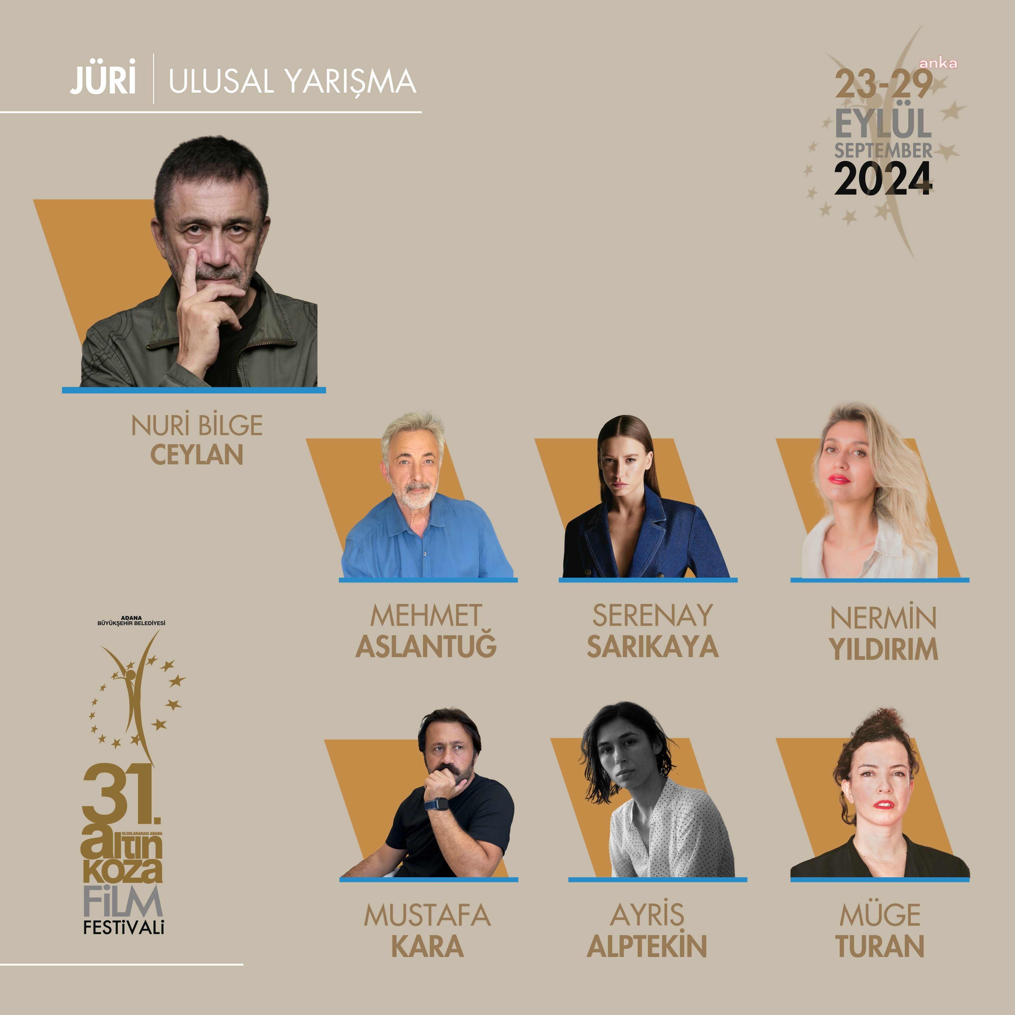 31. Uluslararası Adana Altın Koza Film Festivali’nin jüri üyeleri belli oldu