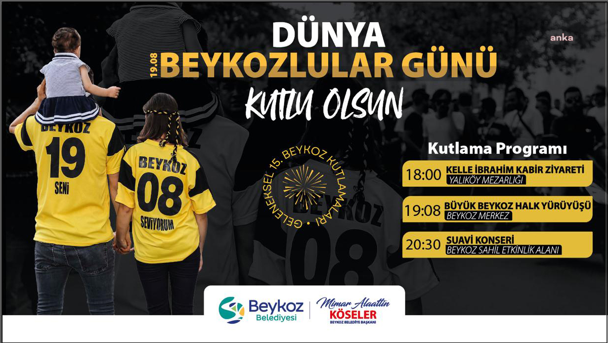 Beykoz Belediyesi, Dünya Beykozlular Günü kutlamasına ev sahipliği yapacak