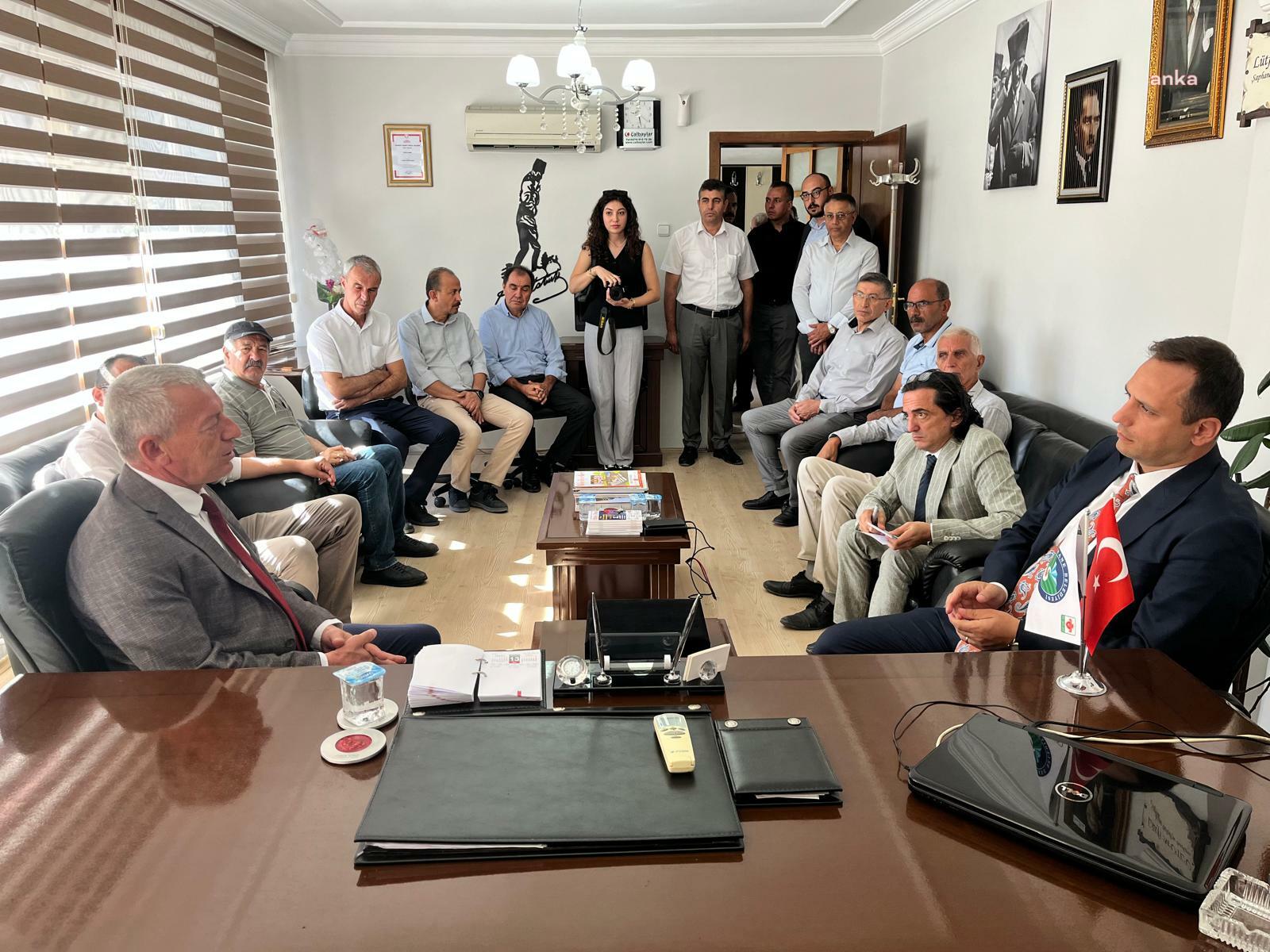 Bornova Belediye Başkanı Eşki'den Şaphane Belediye Başkanı Mutlu'ya ziyaret
