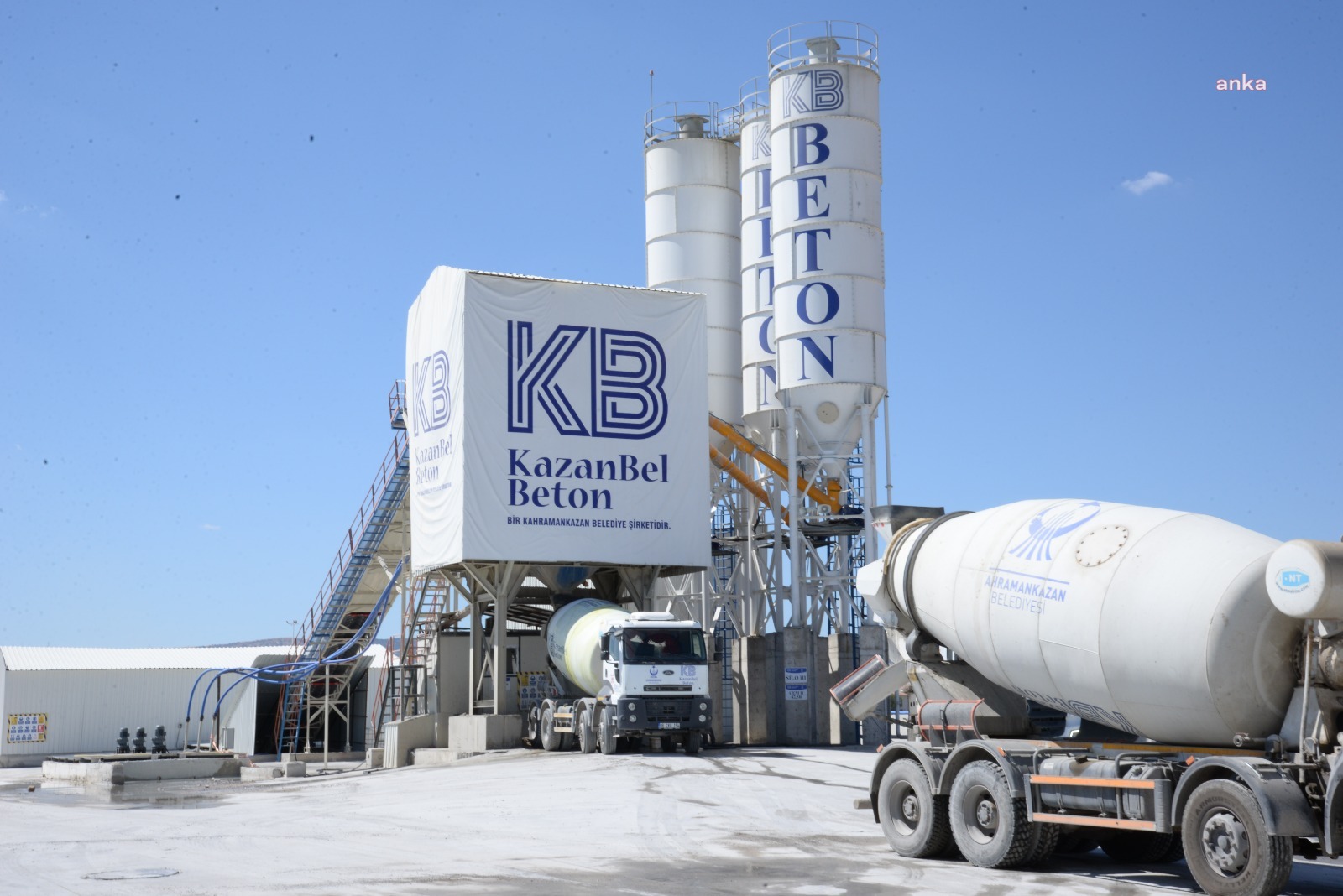 Kahramankazan Belediyesi kuruluşu KazanBel Beton, ilçeye hizmet vermeye devam ediyor