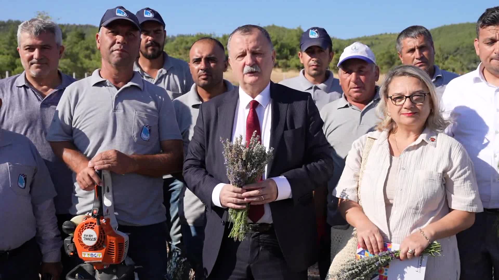 Yunusemre'de lavanta hasadı heyecanı