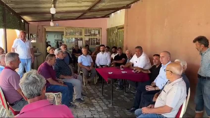Ömer Fethi Gürer, Niğde'de çiftçilerle görüştü: Su sorunu artıyor