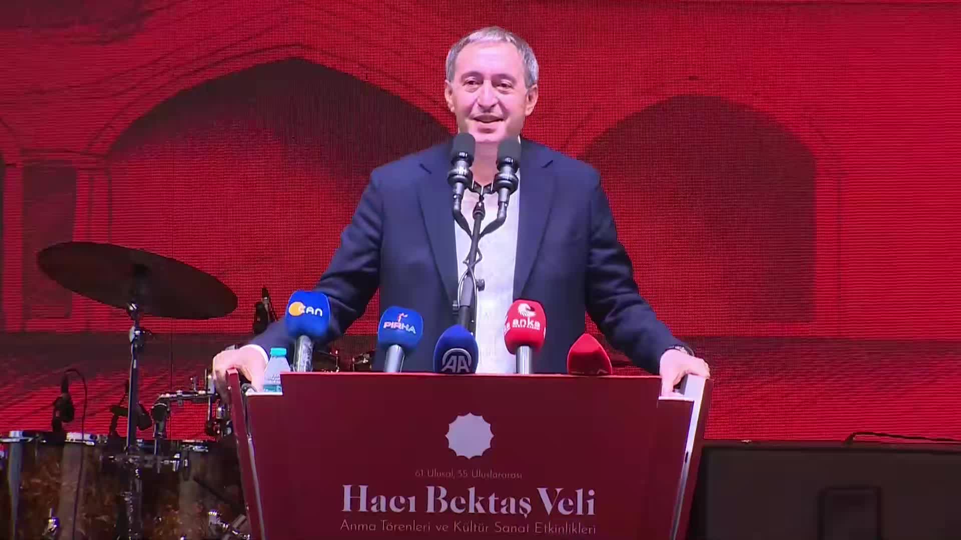 Hacı Bektaş Veli Anma Törenleri... Bakırhan: "30 milyon Alevi o Kültür Bakanlığı'na sığmaz"