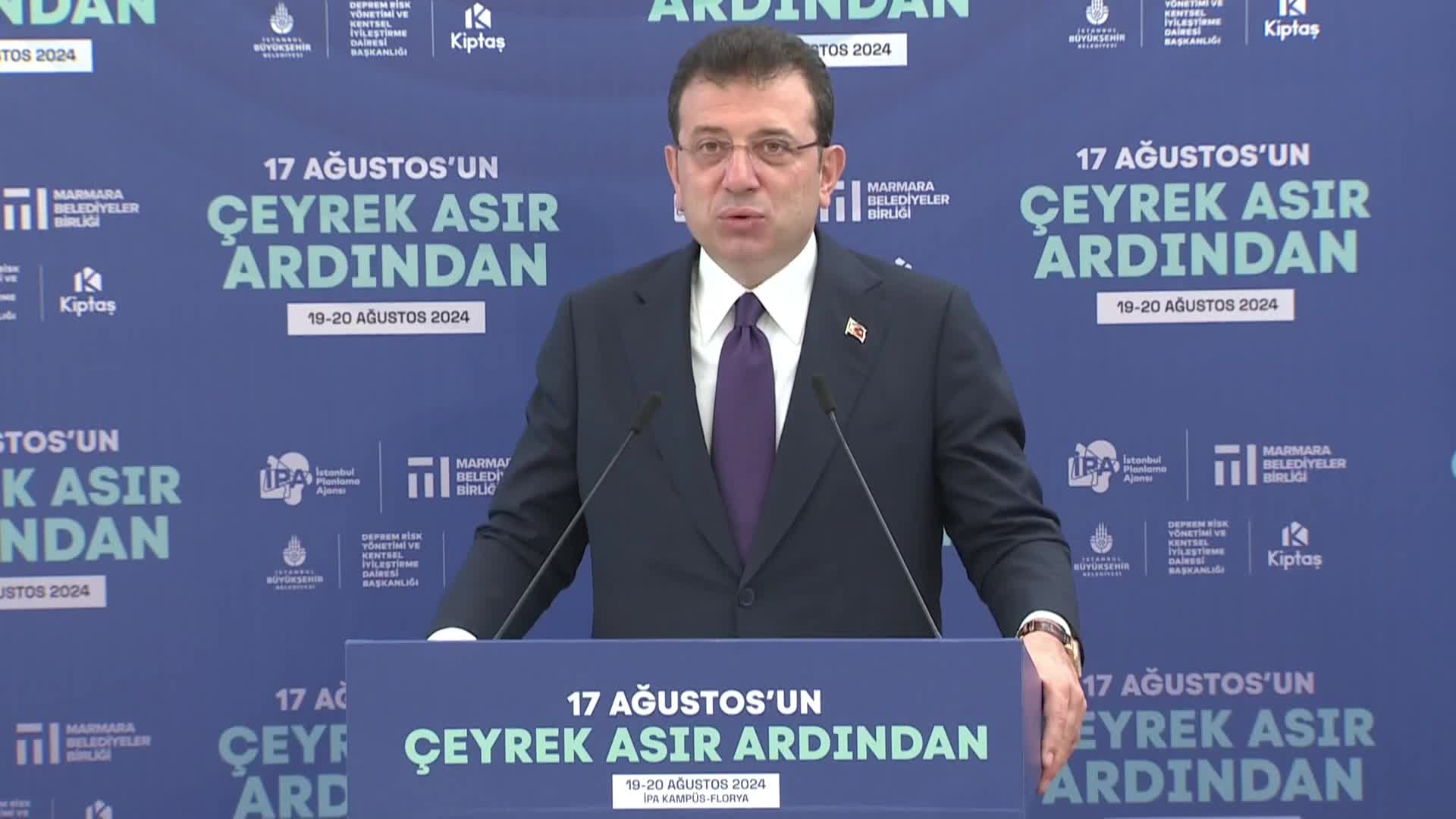 '‘17 Ağustos'un çeyrek asır ardından’' etkinliği... İmamoğlu: ''Hepimizin evindeki bebeği, doğmamış yaşamların sorumluluğu bizim üzerimizde''