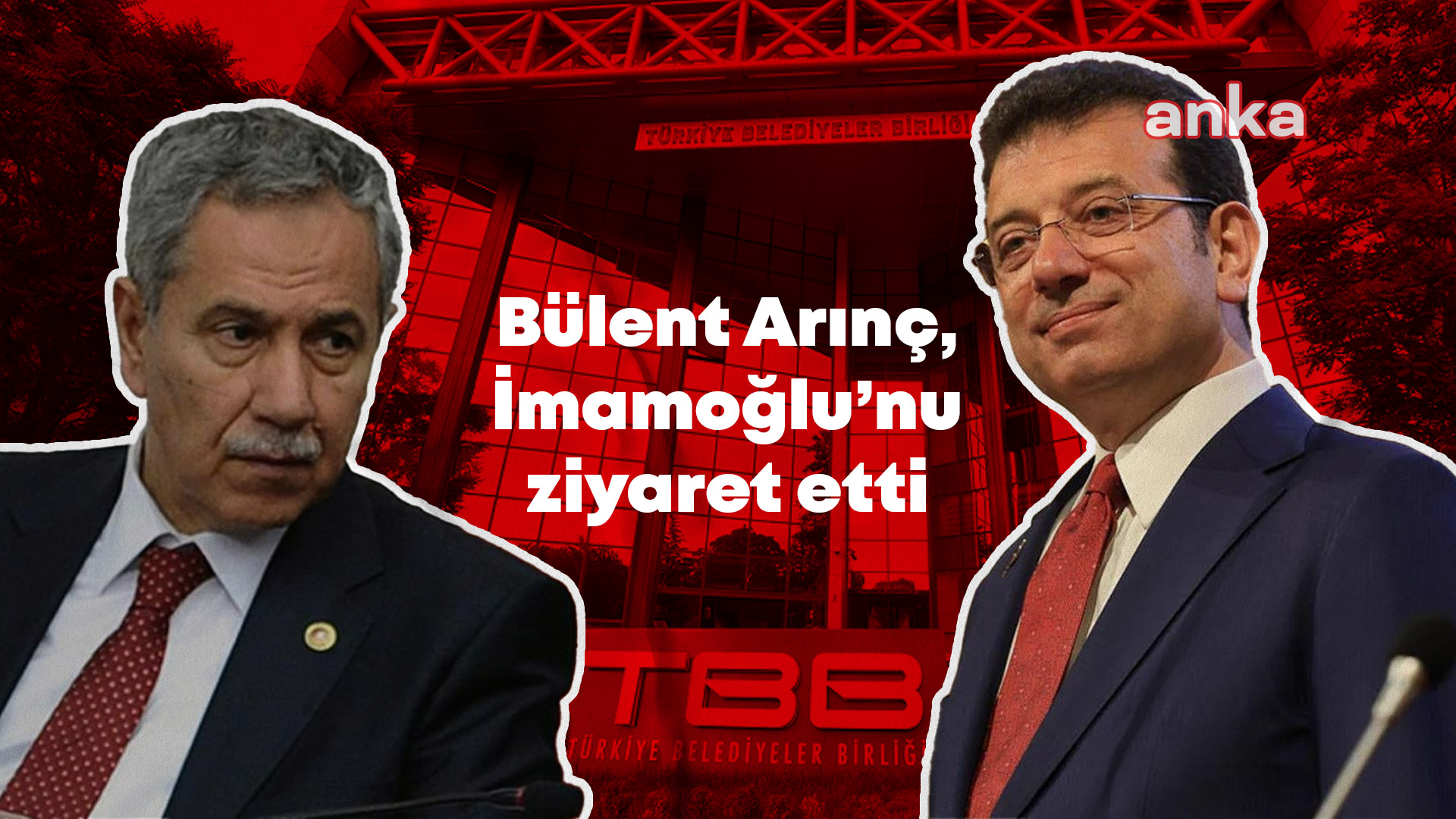 Bülent Arınç, Türkiye Belediyeler Birliği Başkanı İmamoğlu’nu ziyaret etti