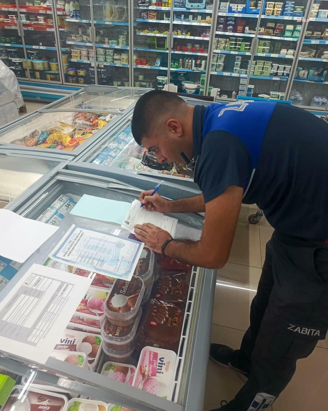 Didim Belediyesi zabıta ekipleri, ilçedeki marketleri denetledi