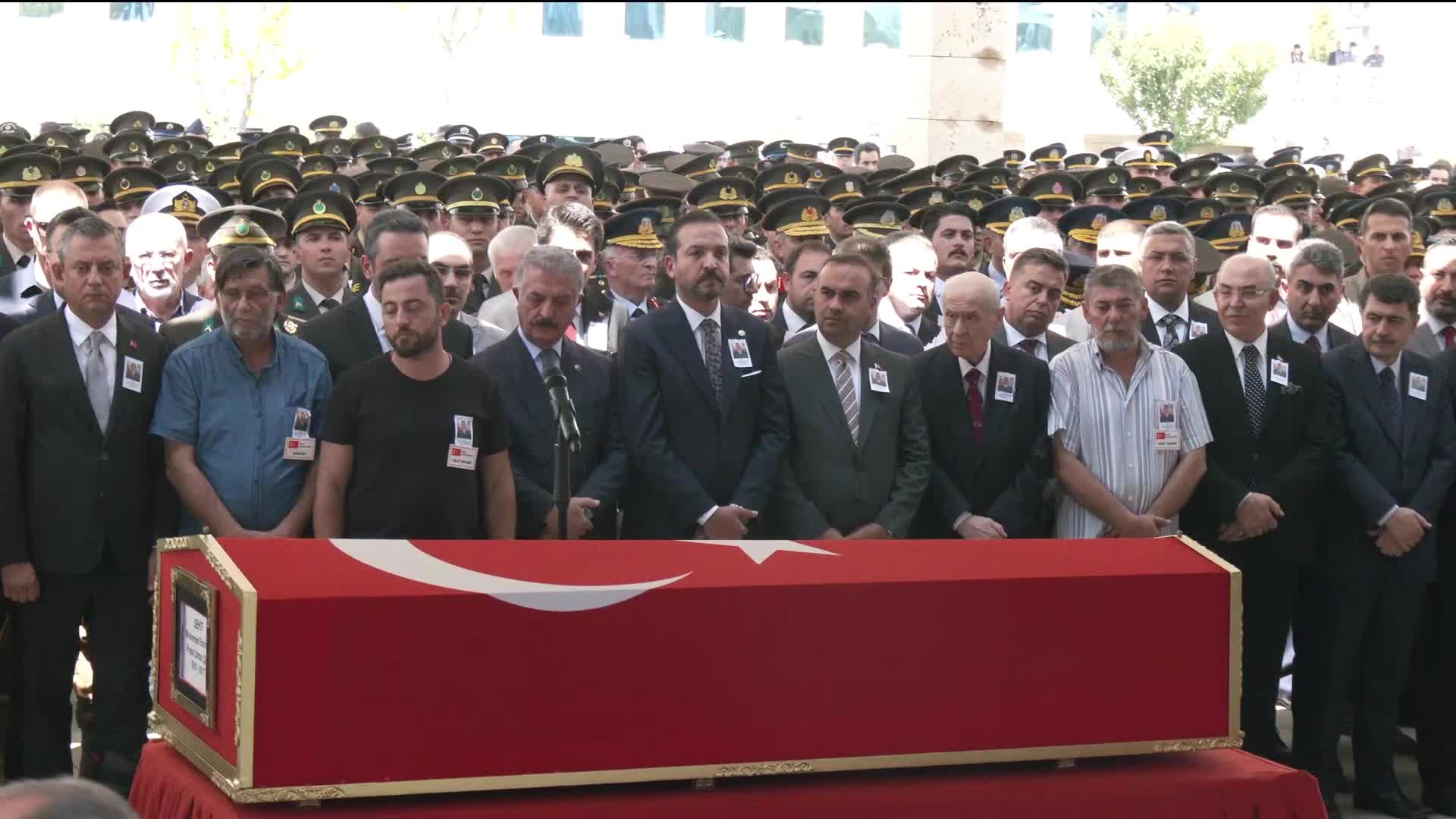 Şehit Piyade Uzman Çavuş Muhammed Emin Önk, Ankara'da son yolculuğuna uğurlandı