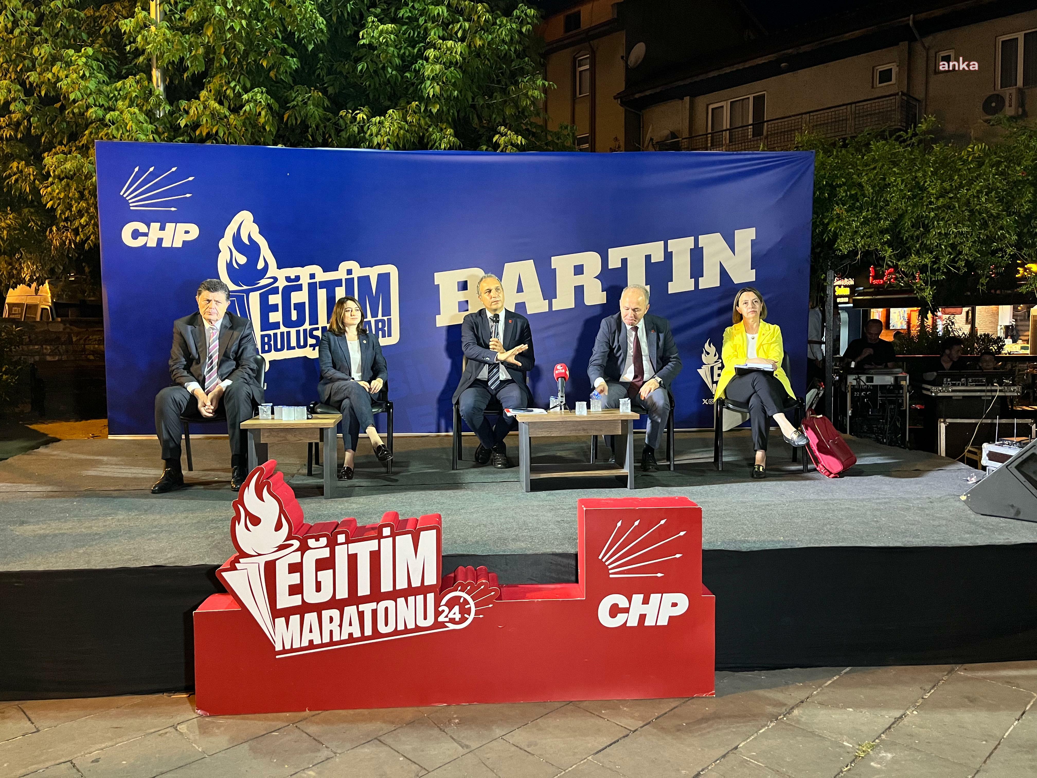 CHP heyeti "Eğitim Buluşmaları" kapsamında Bartın'da... Suat Özçağdaş: "Adalet ve Kalkınma Partisi, 'bol keseden vaat verme partisi' olarak da görev yapıyor"