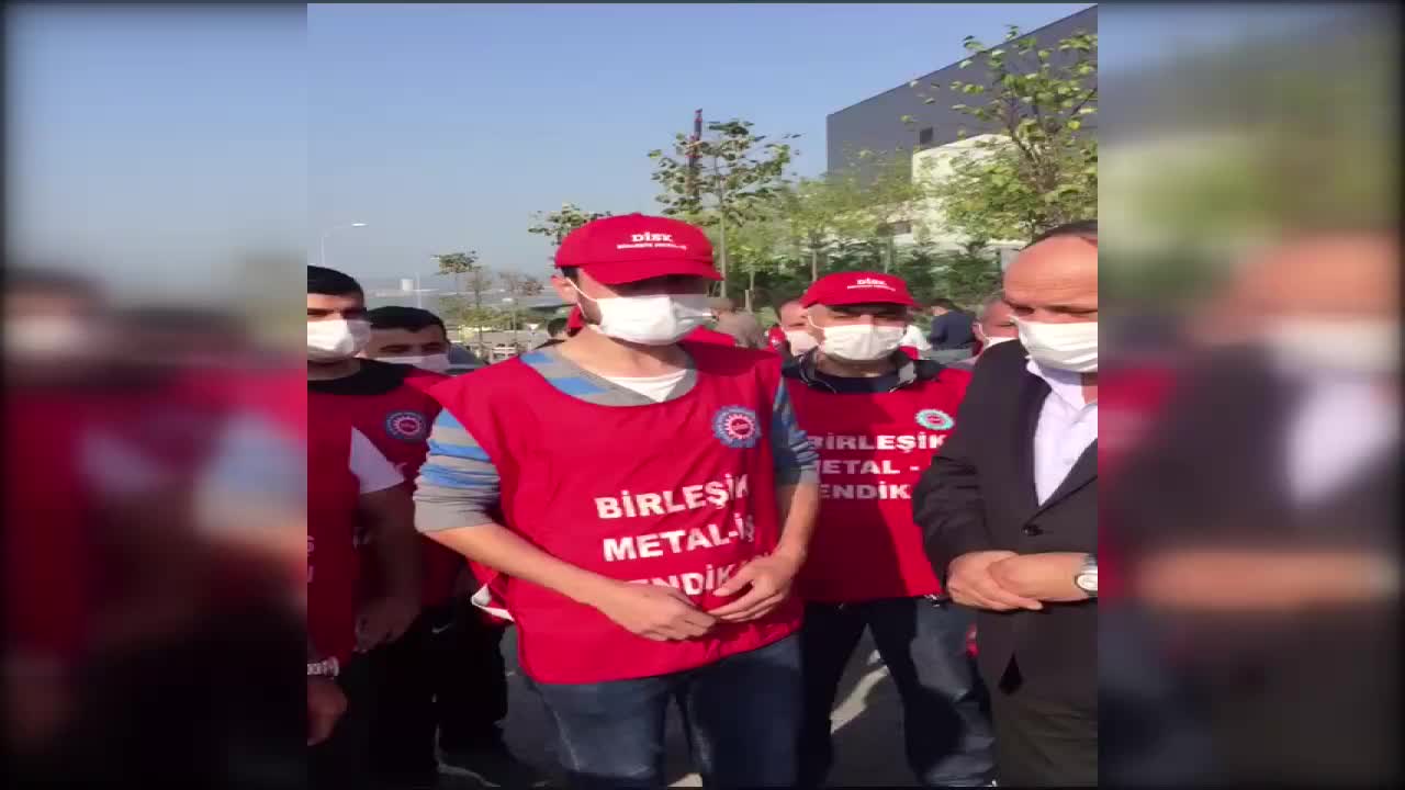 DİLOVASI’NDAKİ İŞÇİLERİN EYLEMİ SÜRÜYOR