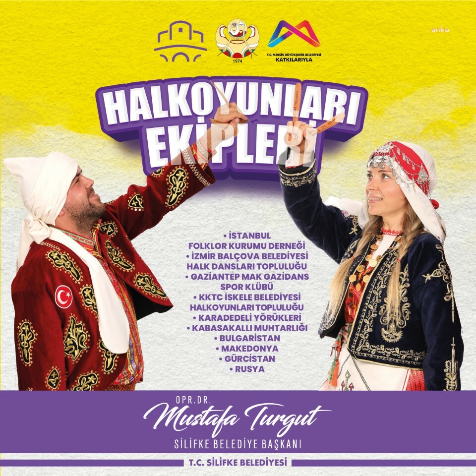 Silifke Müzik ve Folklor Festivali halk oyunlarıyla renklenecek