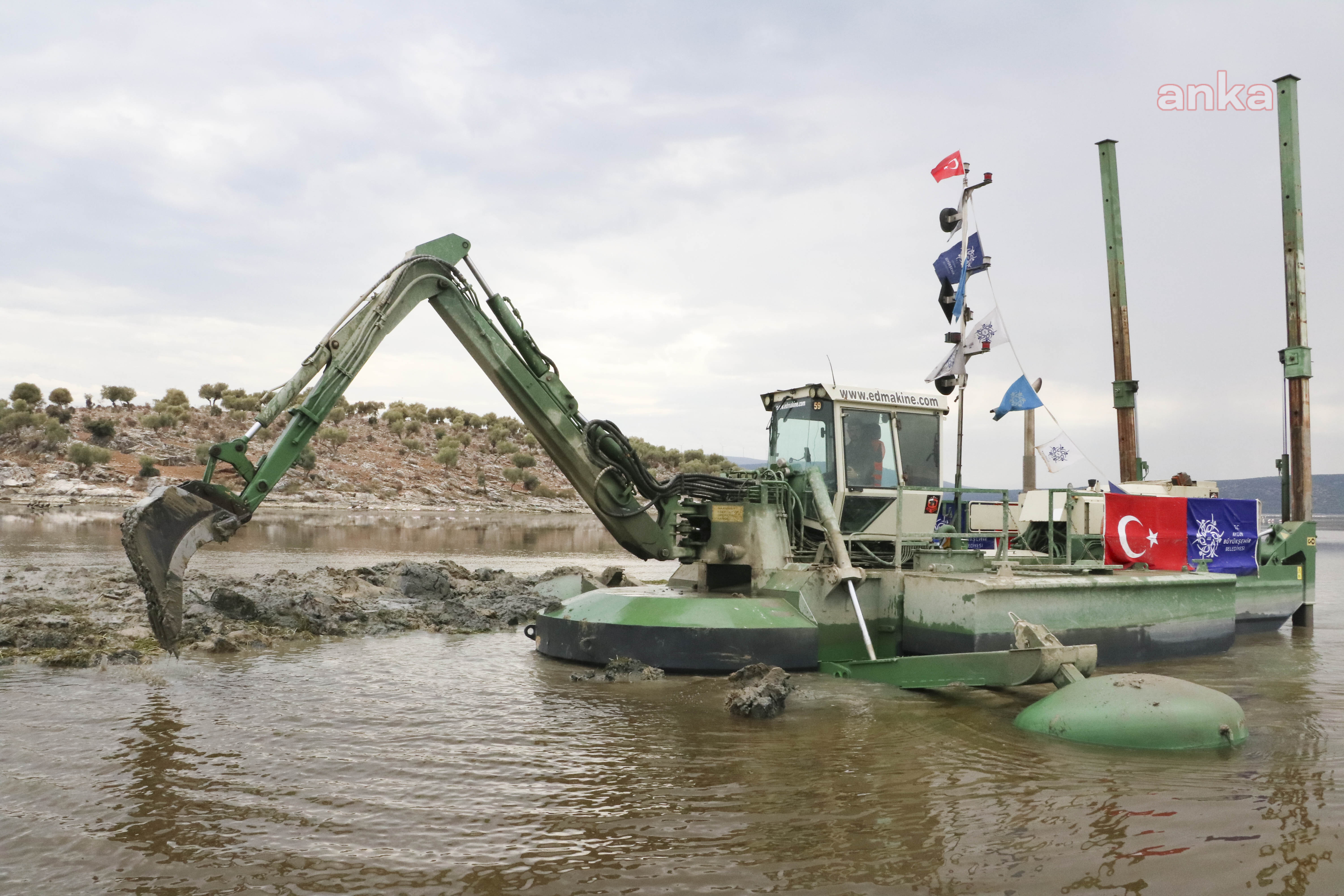 AYDIN BÜYÜKŞEHİR BELEDİYESİ BAFA GÖLÜ’NE BYPASS YAPTI