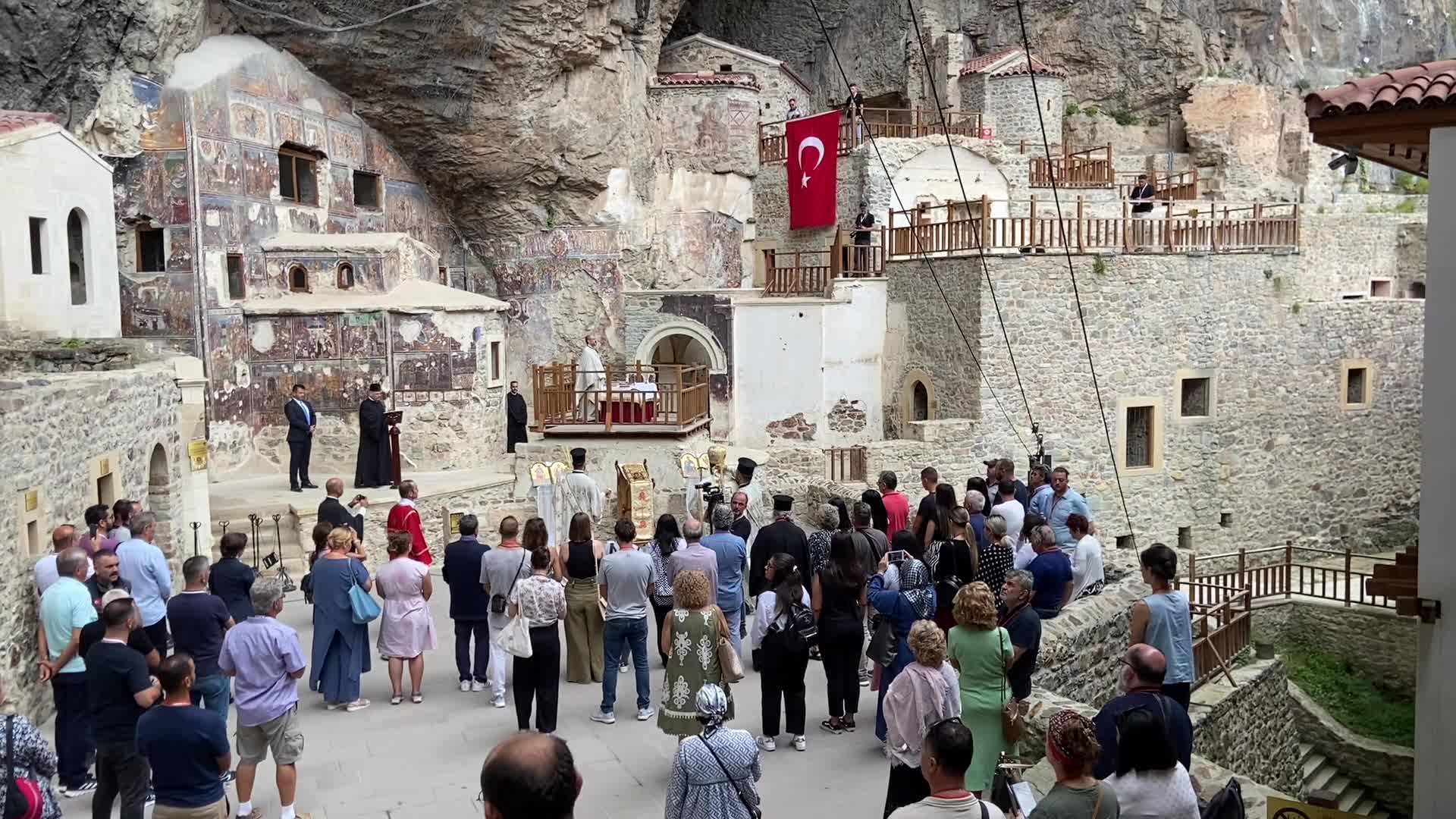 Sümela Manastırı'nda 11'inci ayin düzenlendi