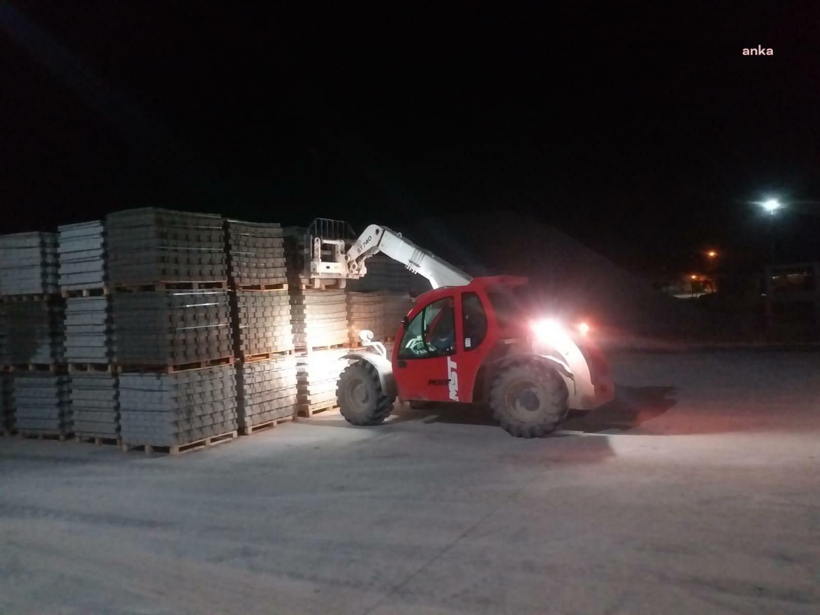 Manisa Büyükşehir'in üretim fabrikası, 24 saat çalışıyor