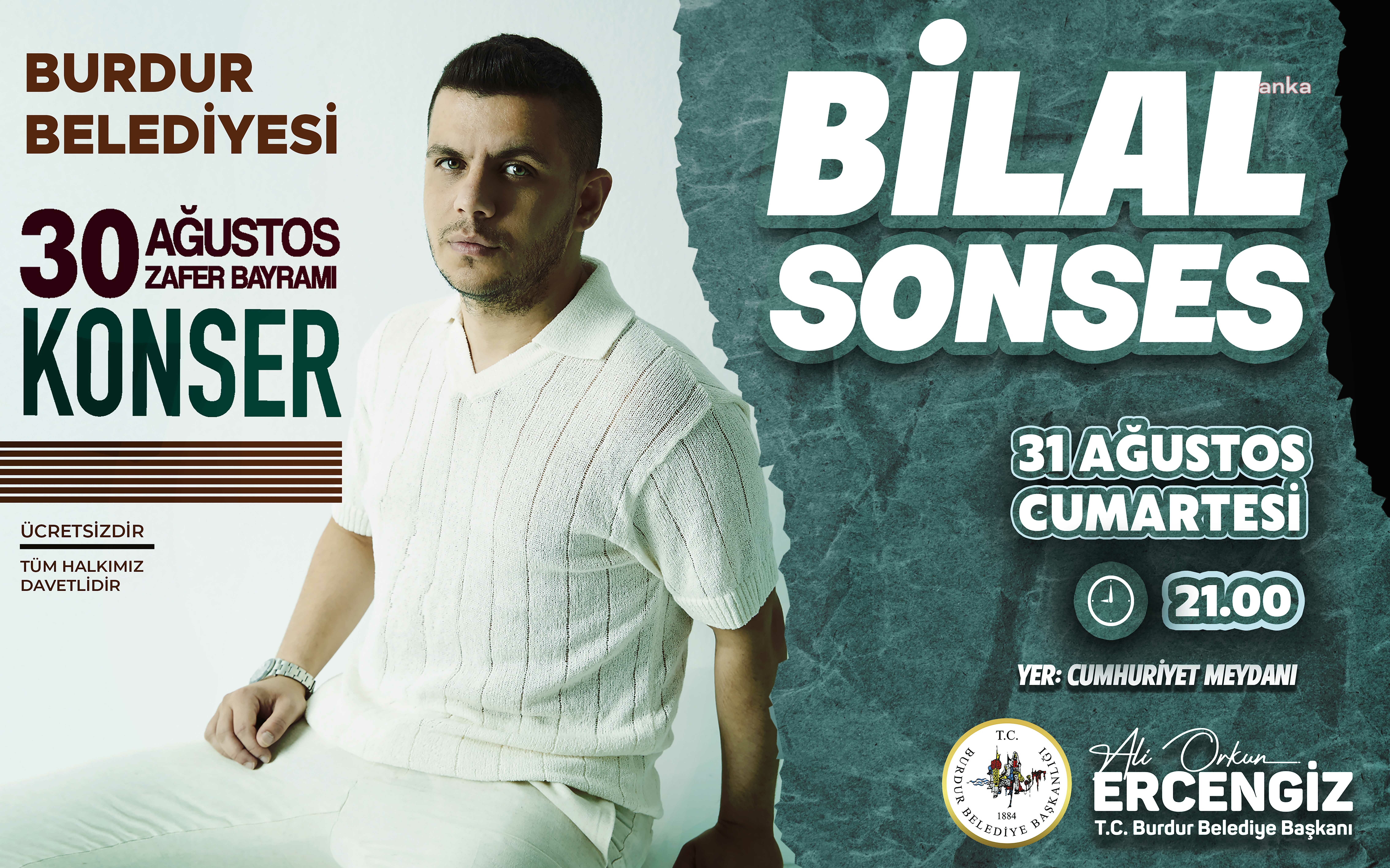 Burdur Belediyesi, 30 Ağustos'u konserle kutlayacak