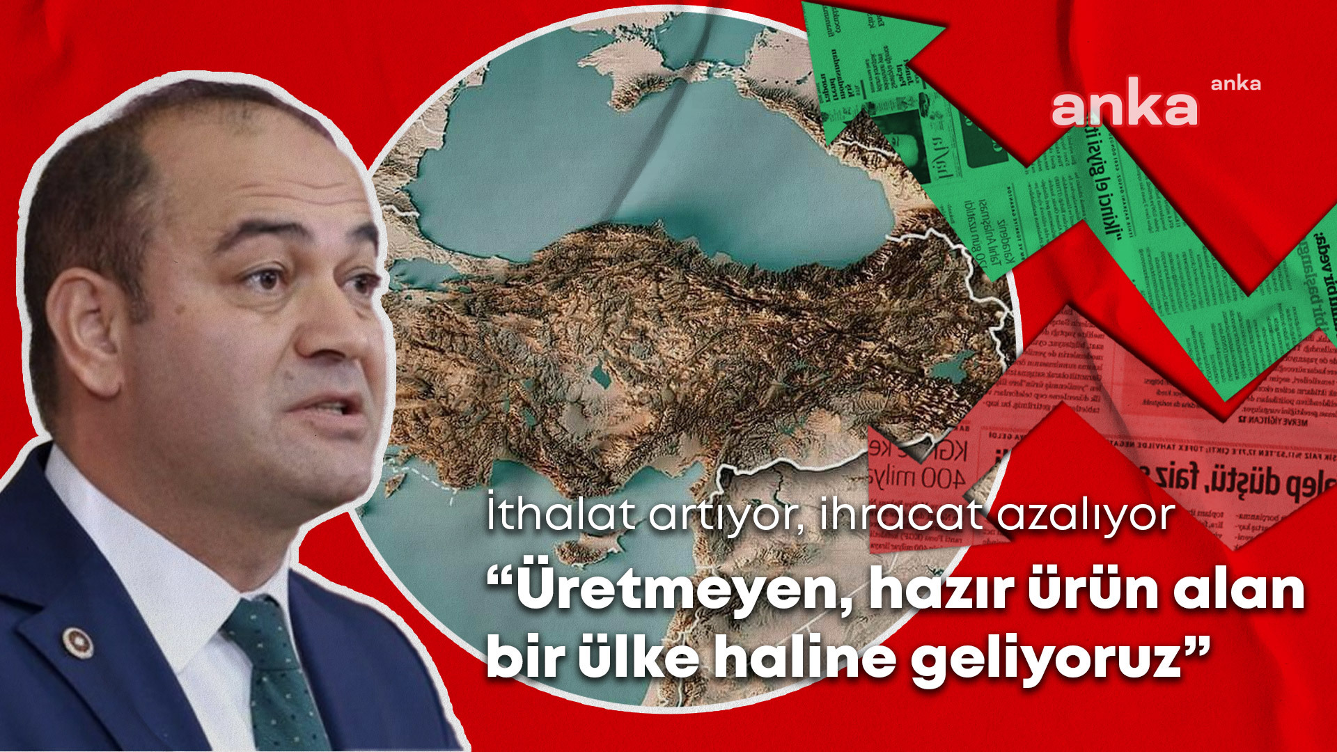 CHP'li Karabat: "Üretmeyen, hazır ürün alan bir ülke haline geliyoruz"