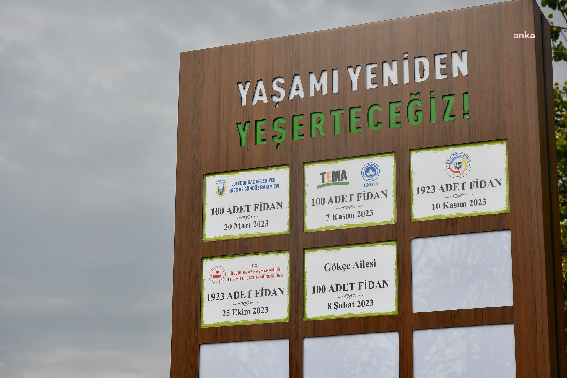 Lüleburgaz Kent Ormanı’nda binlerce fidan büyüyor