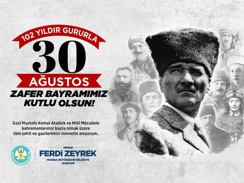 Manisa'da 30 Ağustos coşkusu, tüm kente yayılıyor