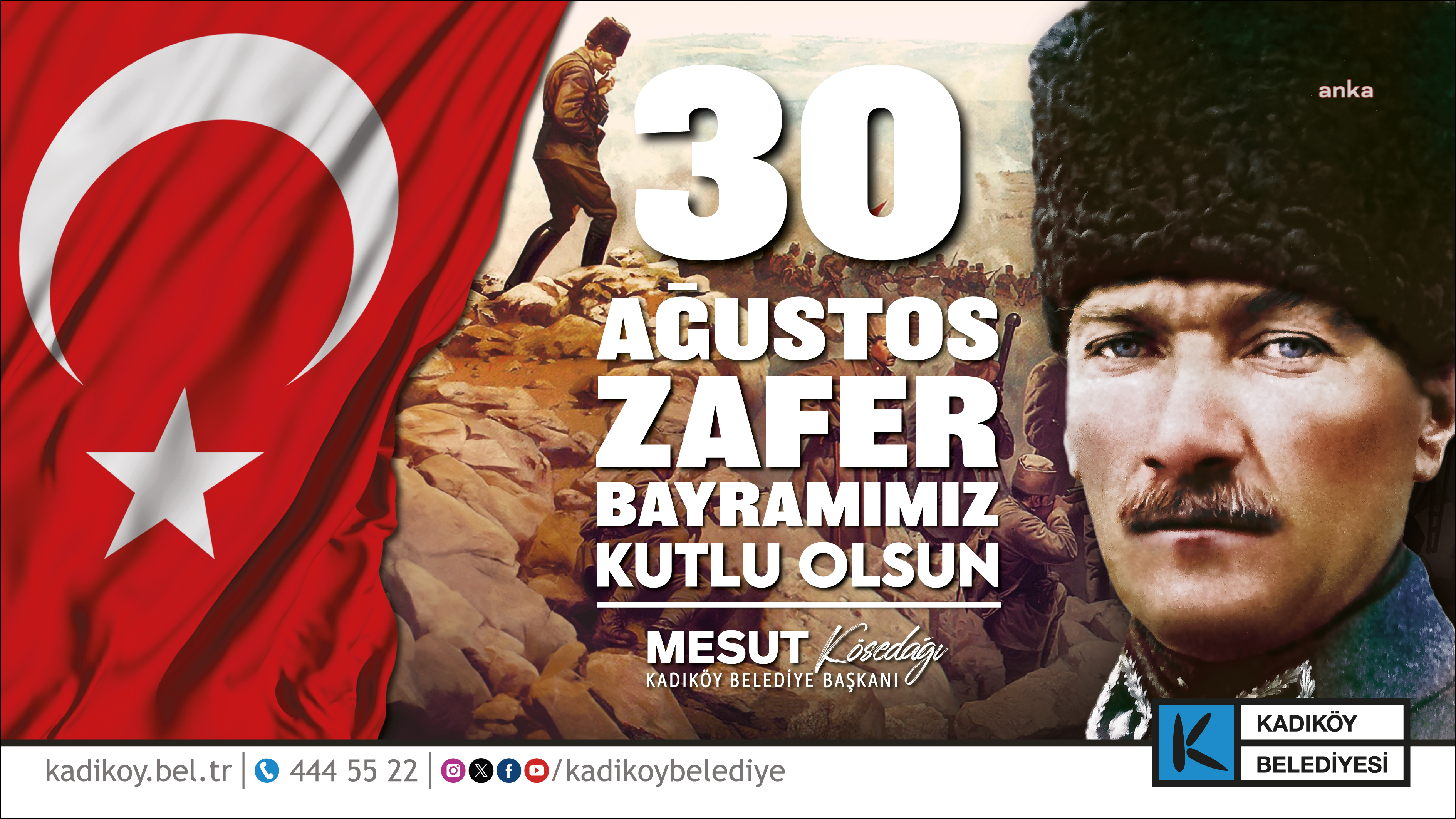 Kadıköy Belediyesi'nden 30 Ağustos Zafer Bayramı etkinlikleri