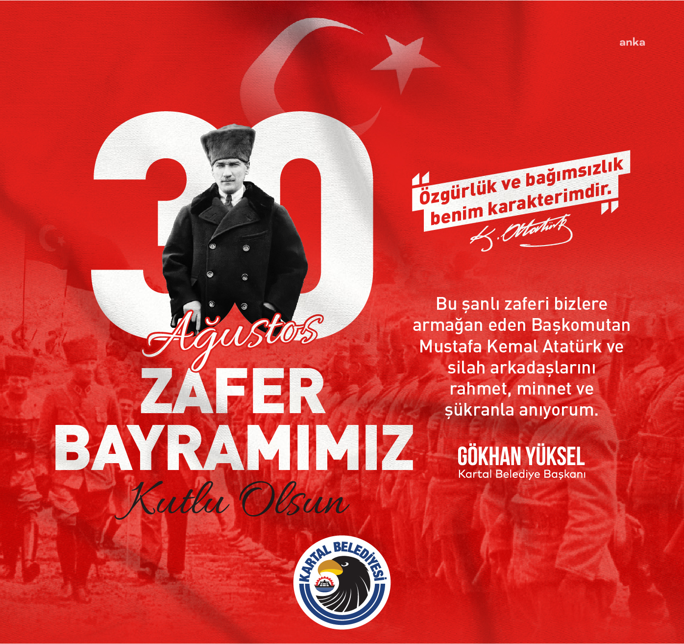 Kartal Belediyesi, 30 Ağustos'u  coşkuyla kutlamaya hazırlanıyor