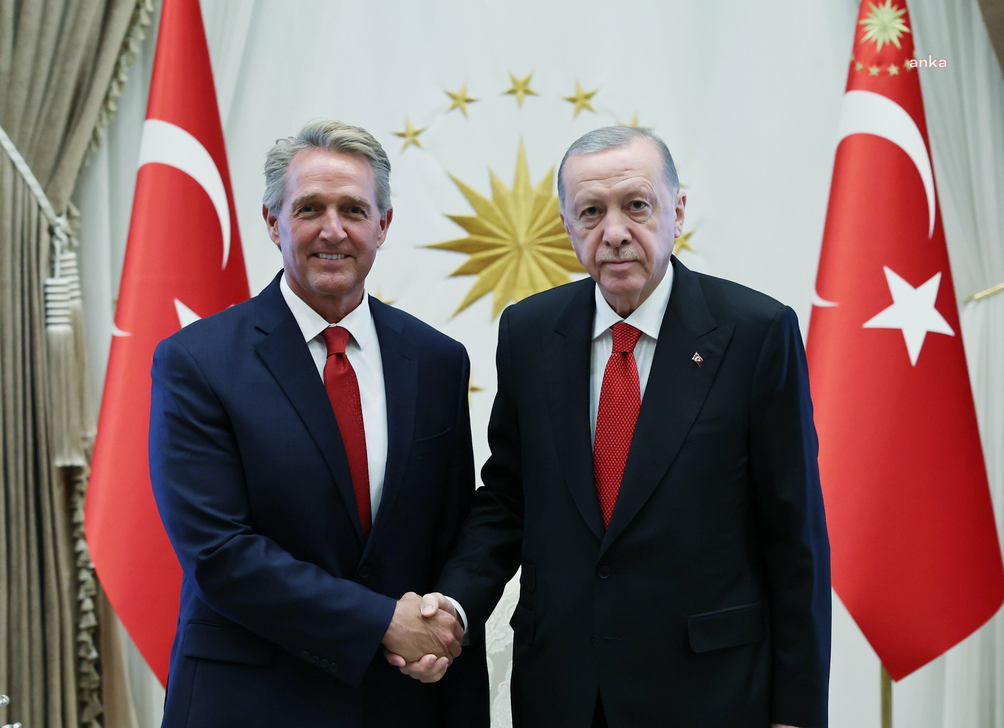 Cumhurbaşkanı Erdoğan, ABD'nin Ankara Büyükelçisi Flake'i kabul etti