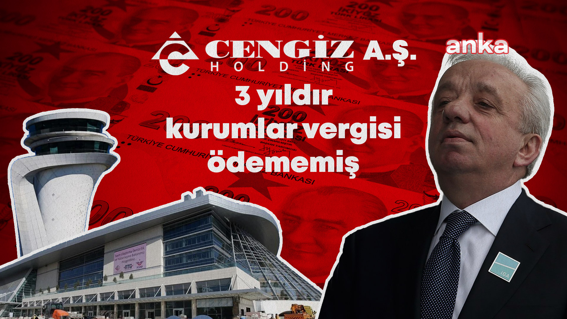 Mehmet Cengiz, 71 milyon TL gelir vergisi ödemesine rağmen, başkanı olduğu Cengiz Holding 3 yıldır kurumlar vergisi ödememiş...