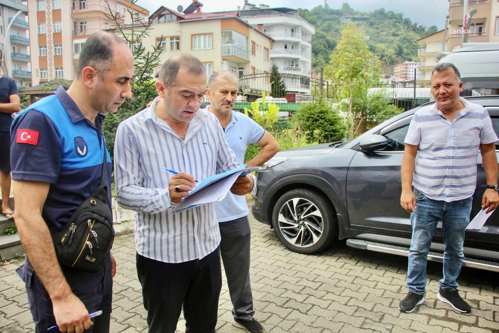 Giresun Belediyesi Trafik Zabıta ekiplerinden okul servislerine denetim
