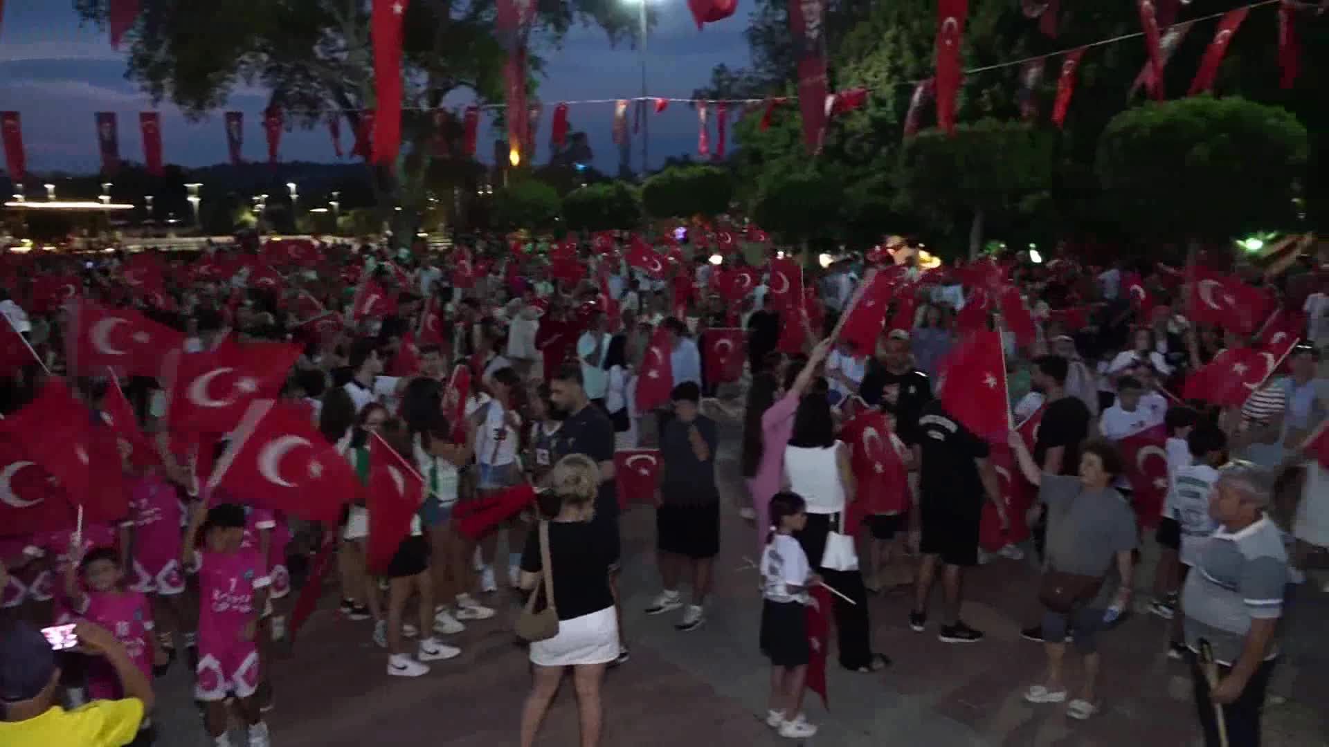 Manavgat'ta 30 Ağustos coşkusu