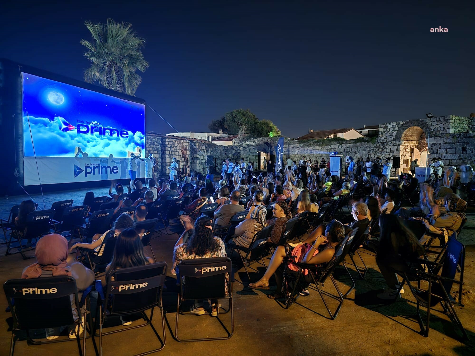 Türk Telekom Prime ile açık hava sinema keyfi, tatil beldelerine renk kattı