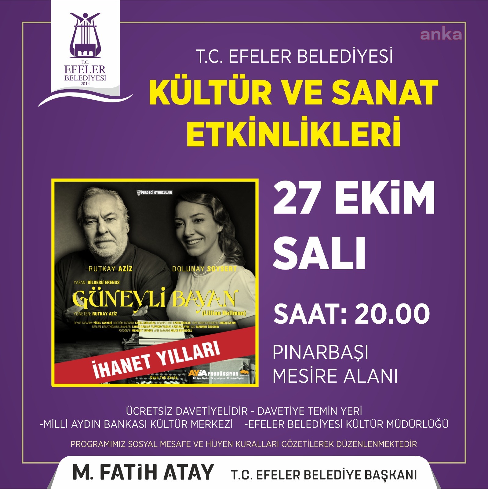 PINARBAŞI’NDA PERDE BİR BAŞYAPITLA KAPANIYOR