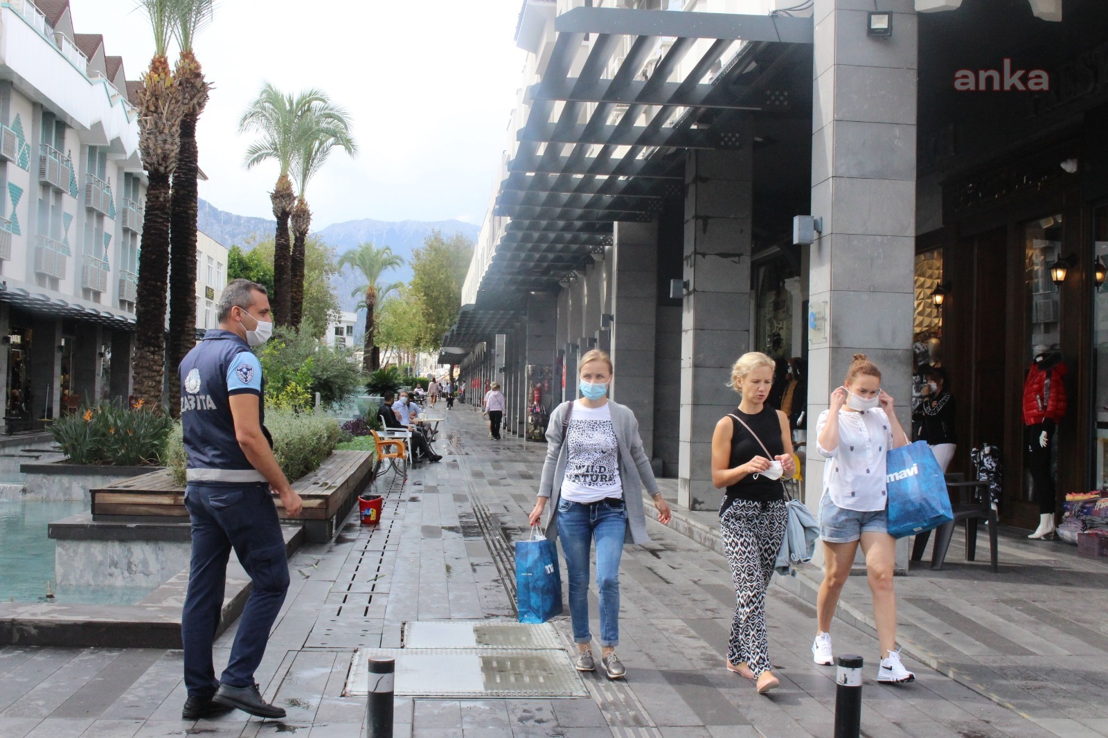 ZABITADAN KEMER'DE MASKE DENETİMİ