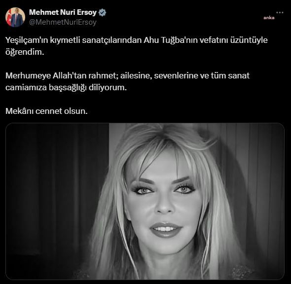 Yeşilçam'ın ünlü ismi Ahu Tuğba vefat etti