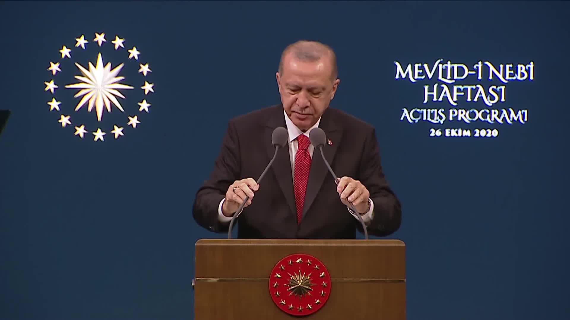 ERDOĞAN'DAN BOYKOT ÇAĞRISI: "FRANSIZ MARKALARINA İLTİFAT ETMEYİN, SATIN ALMAYIN"