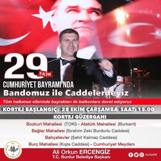 BURDUR BELEDİYESİ, CUMHURİYET BAYRAMINA HAZIR