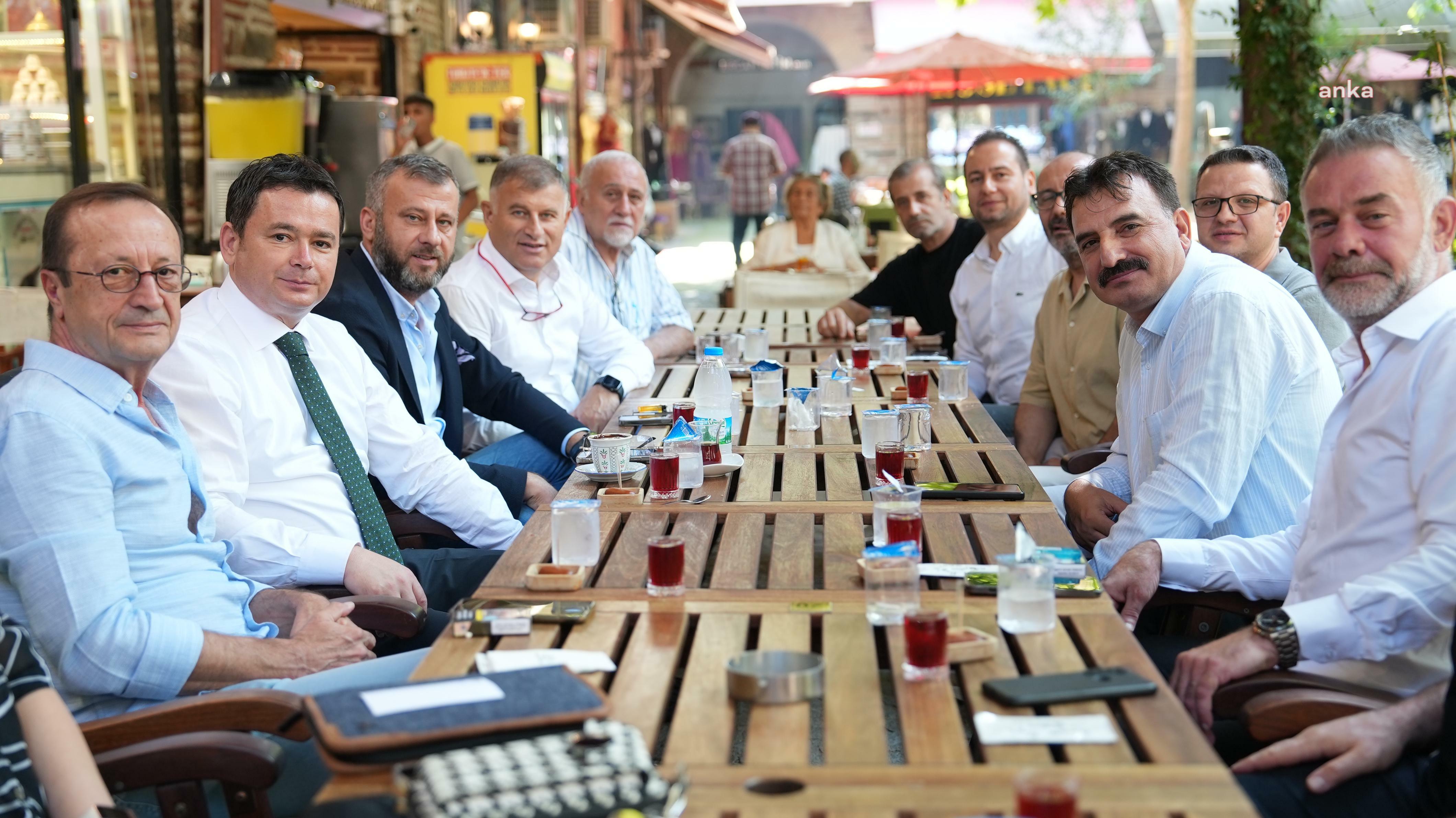 Osmangazi Belediye Başkanı Aydın'dan esnaf ziyareti